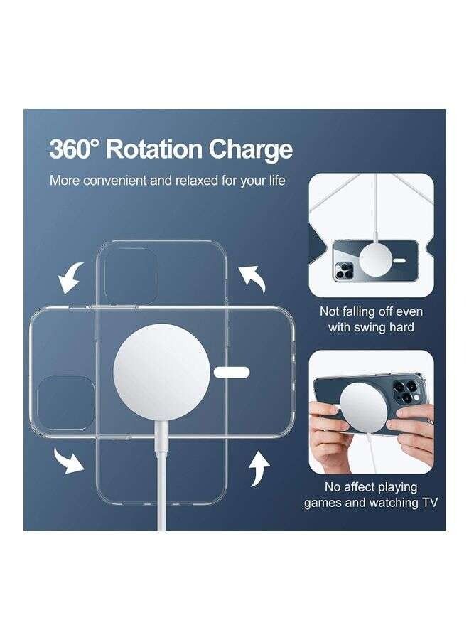 غطاء حماية خلفي لهاتف آيفون 12/12 برو شفاف - Image 2