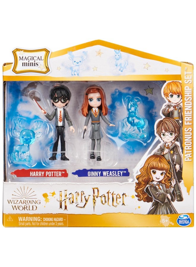 Wizarding World, Magical Minis Harry Potter and Ginny Weasley Patronus Friendship Set with 2 Toy Figures and 2 Creatures, Kids Toys for Ages 5 and up - Image 2