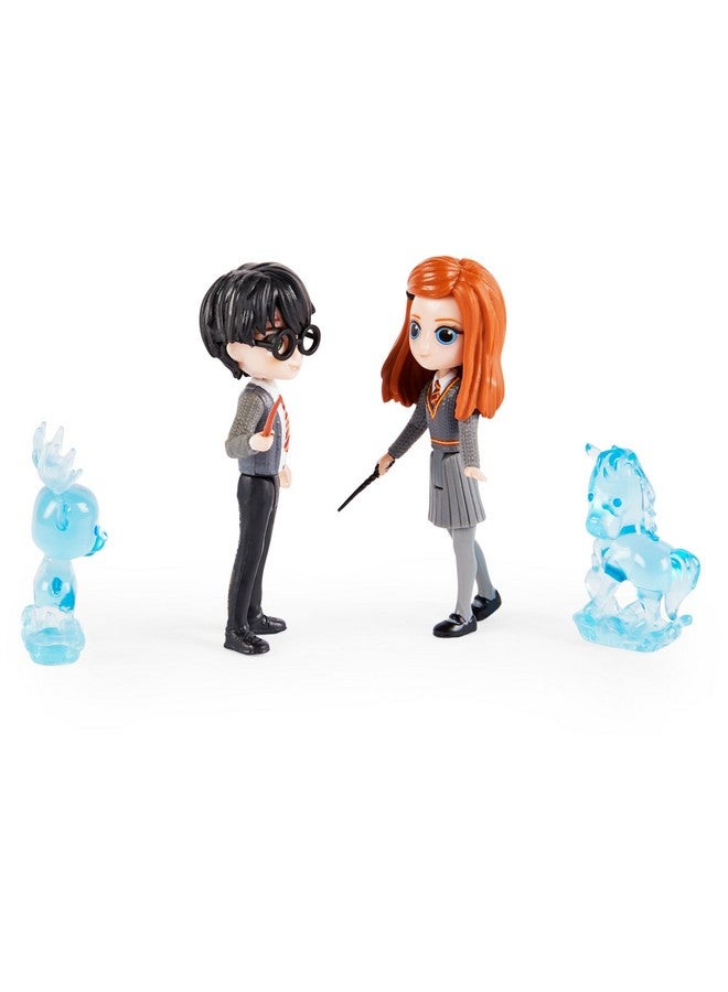 Wizarding World, Magical Minis Harry Potter and Ginny Weasley Patronus Friendship Set with 2 Toy Figures and 2 Creatures, Kids Toys for Ages 5 and up - Image 4