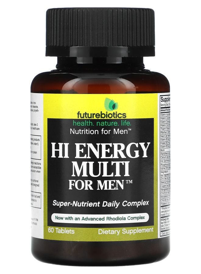 Futurebiotics هاي إنرجي مالتي للرجال 60 قرص - Image 1