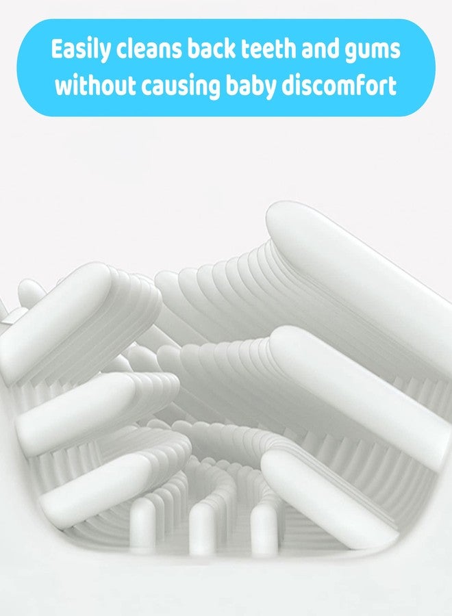 Frerdui 4-in-1 U-Shaped Toothbrush Set - Infant to Toddler Oral Care - Food Grade Silicone - Perfect for Age 1-6 (4-Pack) Baby Essentials Gift - Image 2