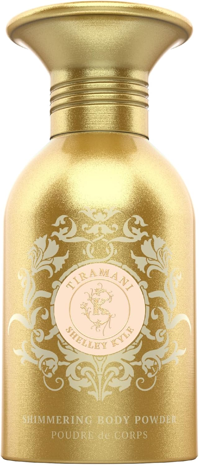 Shelley Kyle Tiramani Talc Free Shimmer Powder Body Powder Dusting Powder Leaves Skin Soft Dry Smooth and Shimmering 48g