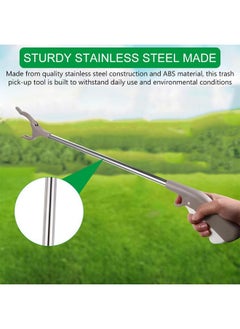 HASTHIP HASTHIP® 33'' Waste Grabber Reacher Tool With Easy to Squeeze and Grip Handle for Litter Pick Trash Pick Up, Grabber Claw Pick Up Reacher Tool Assistaive Device for Elderly  - Image 5