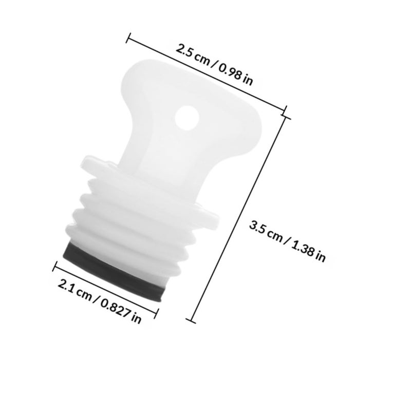 21mm Leakproof Rubber Stoppers 5pcs Hot Water Bottle Replacement Caps for Cold Therapy - Image 3