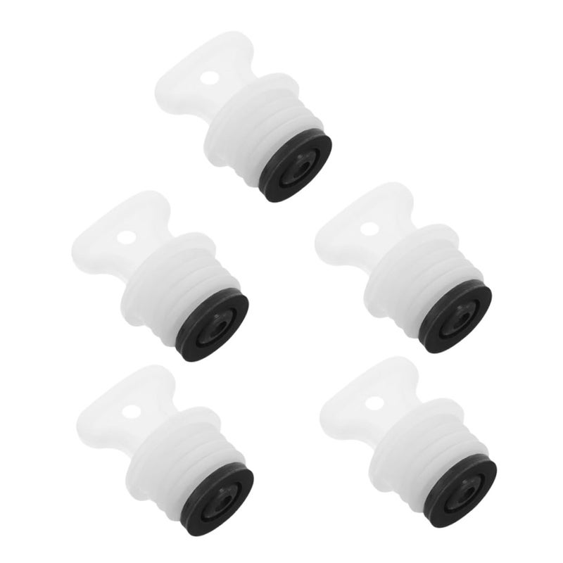 21mm Leakproof Rubber Stoppers 5pcs Hot Water Bottle Replacement Caps for Cold Therapy - Image 2
