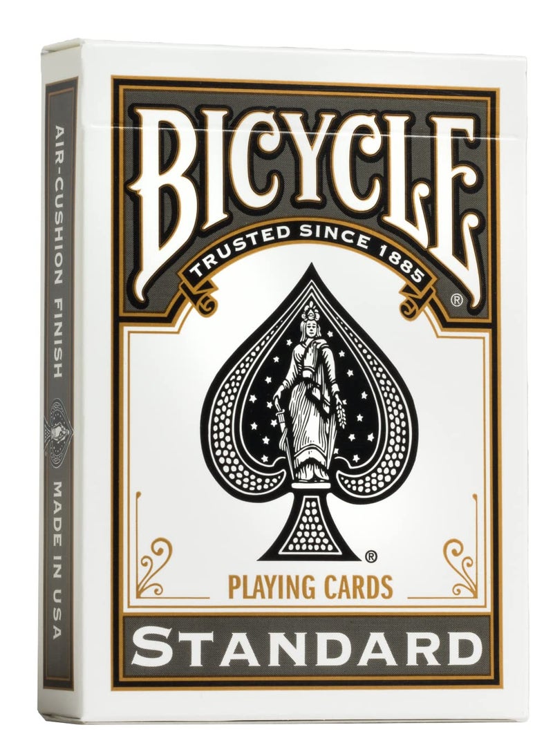 Bicycle Black Playing Cards, Standard Index Poker Size, Classic Deck of Cards for Poker, Blackjack, Family Game Night & Card Games, Fun for All Ages - Image 1