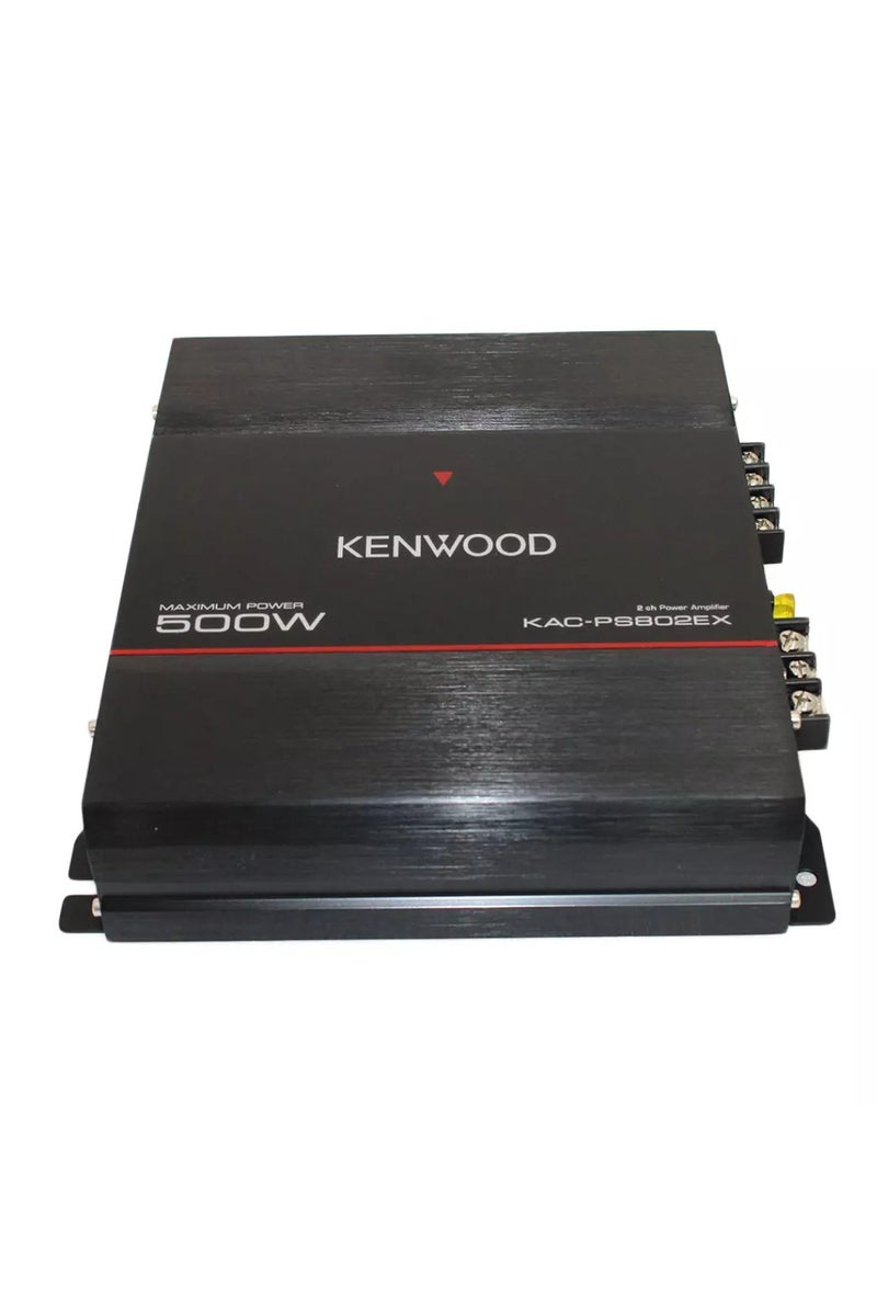 كينوود مضخم صوت كينوود KAC-PS802EX عالي القدرة ثنائي القناة للسيارات - 60 واط × 2 RMS، 500 واط طاقة قصوى | تصميم متين للإمارات العربية المتحدة