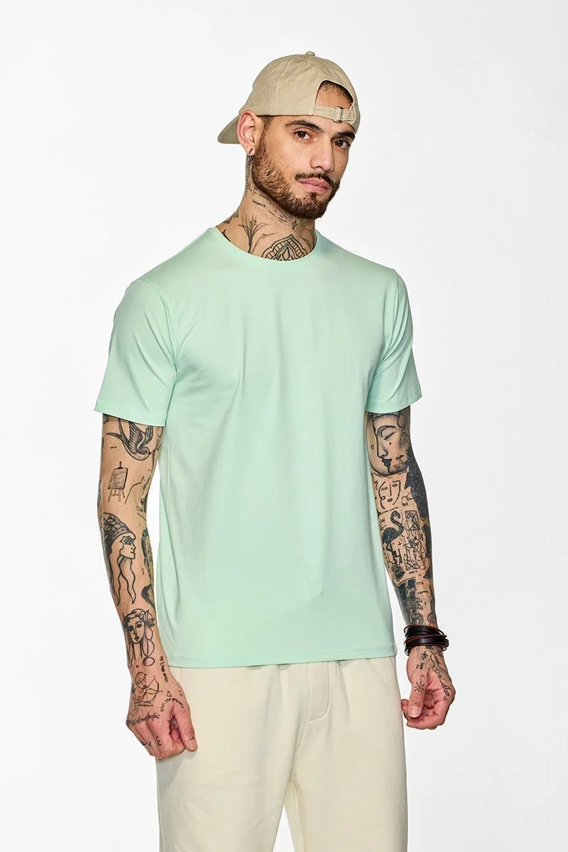 سنيتش تيشيرت كور لاب مينت بقصة ضيقة مطاطية