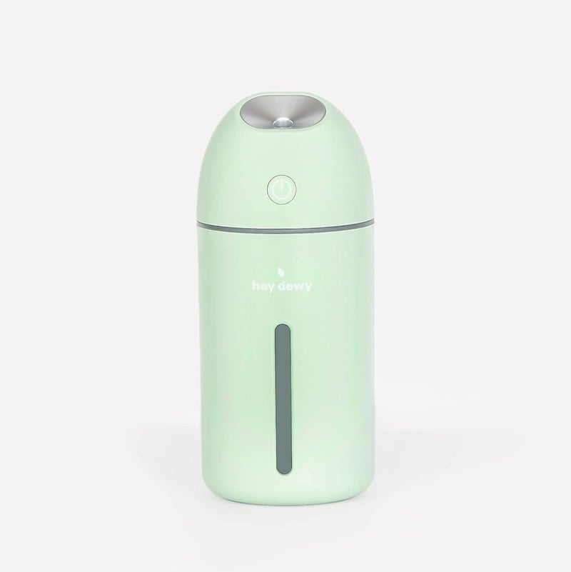 Hey Dewy Wireless Rechargeable SelfCare SkinNourishing Hydrating Portable Cool Mist Humidifier Sage