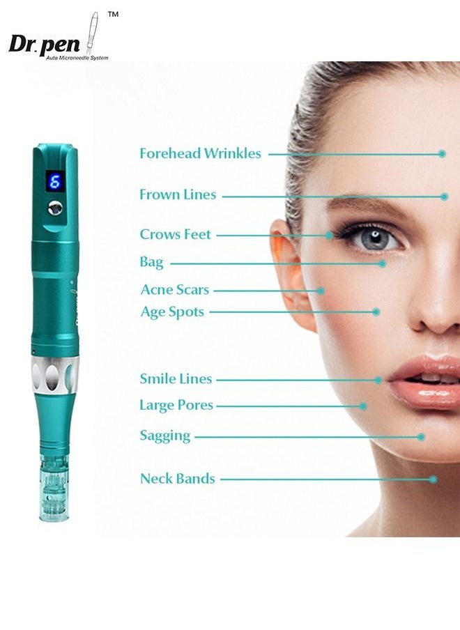 Dr.pen Revolutionize Your Skincare Routine with the Latest Dr.pen A6S Cordless Microneedling MTS Derma Pen - Includes 6 Original Cartridges  - Image 2