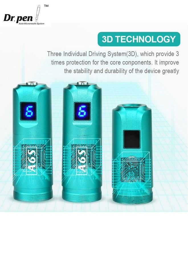 Dr.pen Revolutionize Your Skincare Routine with the Latest Dr.pen A6S Cordless Microneedling MTS Derma Pen - Includes 6 Original Cartridges  - Image 3