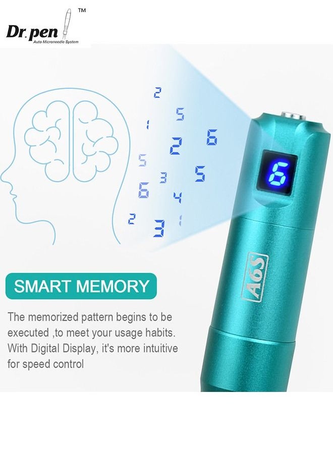 Dr.pen Revolutionize Your Skincare Routine with the Latest Dr.pen A6S Cordless Microneedling MTS Derma Pen - Includes 6 Original Cartridges  - Image 4