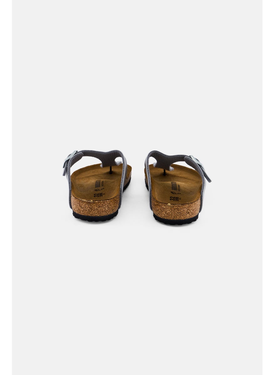 BIRKENSTOCK Kids Girl Slip On Cork Sandals, Multicolor  - Image 4