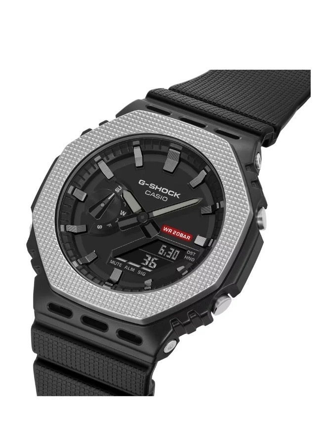 G-SHOCK Casio G-Shock GM-2100BM-1ADR Men's Stainless Steel Analog & Digital Watch - Image 3