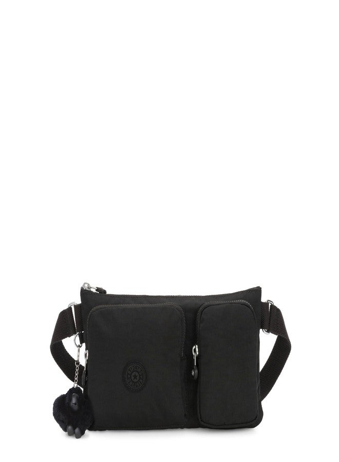 KIPLING KIPLING Kipling Women's Presto Up Waist Pack, Black Noir, 11" L x 6.5" H x 1.25" D,KI7002 - Image 1