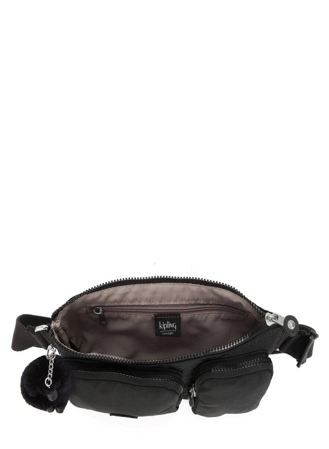 KIPLING KIPLING Kipling Women's Presto Up Waist Pack, Black Noir, 11" L x 6.5" H x 1.25" D,KI7002 - Image 3