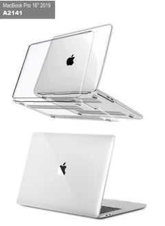 CATANES جراب حماية صلب لجهاز MacBook Pro مقاس 16 بوصة موديل A2141 (2019) مع غطاء أمامي وخلفي شفاف  - Image 1