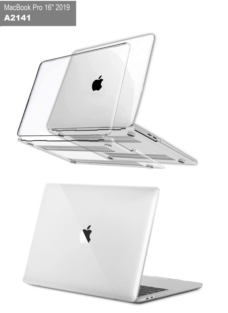 CATANES MacBook Pro 16-inch Model A2141 (2019) Protective Case Hard Shell Laptop Cover Front and Back Sleeve Case Clear  - Image 1