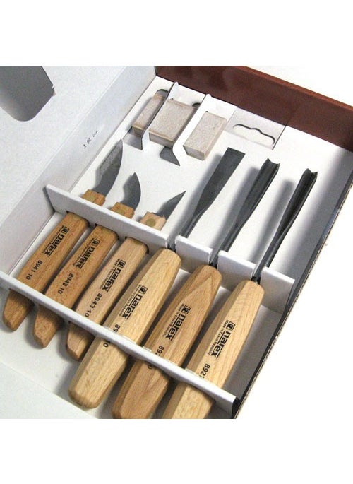 NAREX 894610 Wood Line Standard Wood Carving Set 7 Pieces  - Image 2