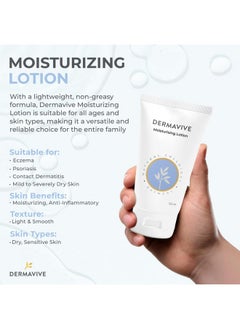 Dermavive Moisturising Lotion | Ph Balanced, Non-Greasy And Fast-Absorbing With Natural Colloidal Oatmeal For Dry Skin, 120Ml  - Image 4