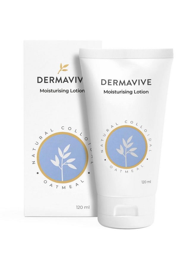 Dermavive Moisturising Lotion | Ph Balanced, Non-Greasy And Fast-Absorbing With Natural Colloidal Oatmeal For Dry Skin, 120Ml  - Image 1