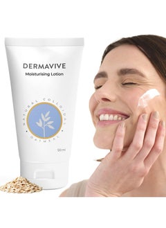 Dermavive Moisturising Lotion | Ph Balanced, Non-Greasy And Fast-Absorbing With Natural Colloidal Oatmeal For Dry Skin, 120Ml  - Image 5