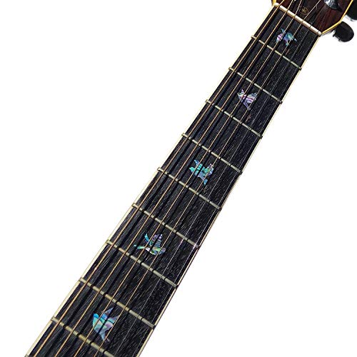 Inlaystickers Inlay Sticker Fingerboard Position Marker for Guitar & Bass Doves Abalone Mix - Image 3