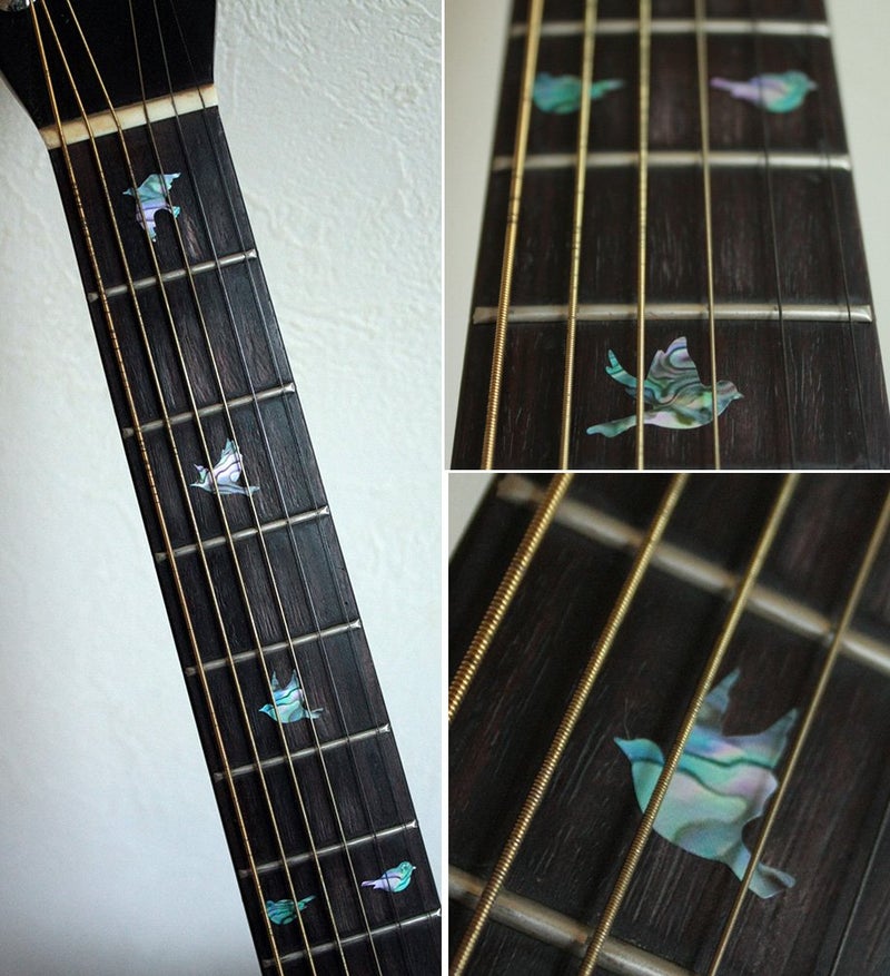 Inlaystickers Inlay Sticker Fingerboard Position Marker for Guitar & Bass Doves Abalone Mix - Image 5