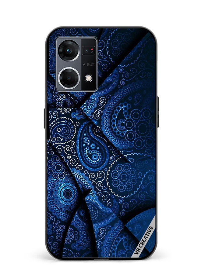 VR CREATIVE Protective Case Cover For Oppo Reno8 4G Mandala Design Multicolour - Image 1