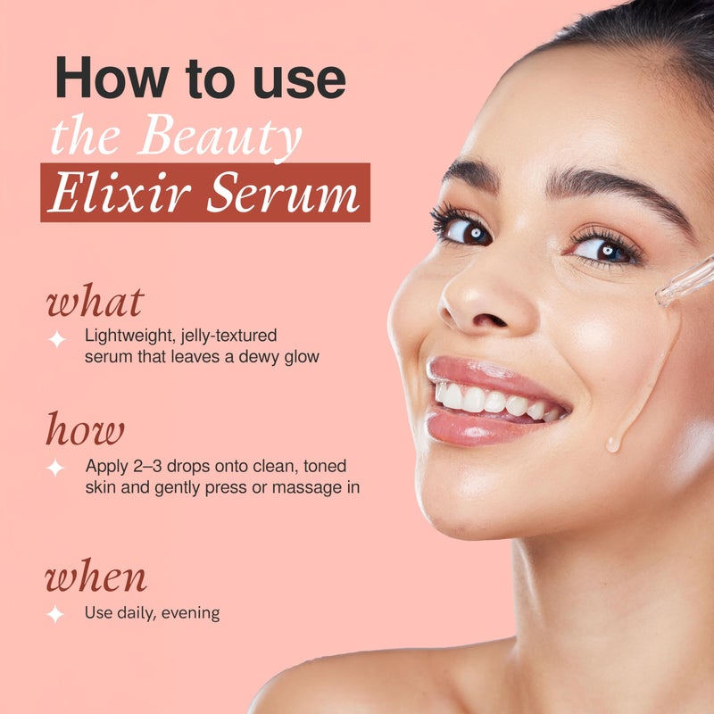 The Beauty Elixir Retinol Serum For Face - Dermatologist Tested, Anti-Aging, Fine Lines & Wrinkles & Post-Acne Marks Treatment - Clean Beauty, Cruelty-Free Korean Skin Care for All Skin Types - 1.69oz - Image 3