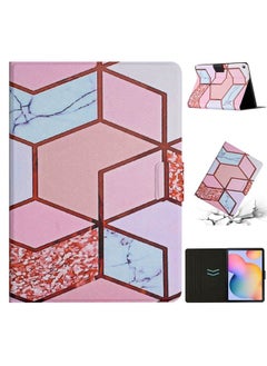 Case Cover For Samsung Galaxy Tab A7 10.4 2020 T500 Marble Pattern Smart Leather Tablet Case Splicing Marble