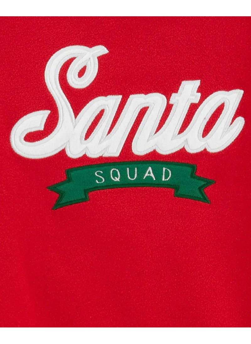 carter's Carter's 2 Piece Santa Fleece Pyjamas Set - Red  - Image 3