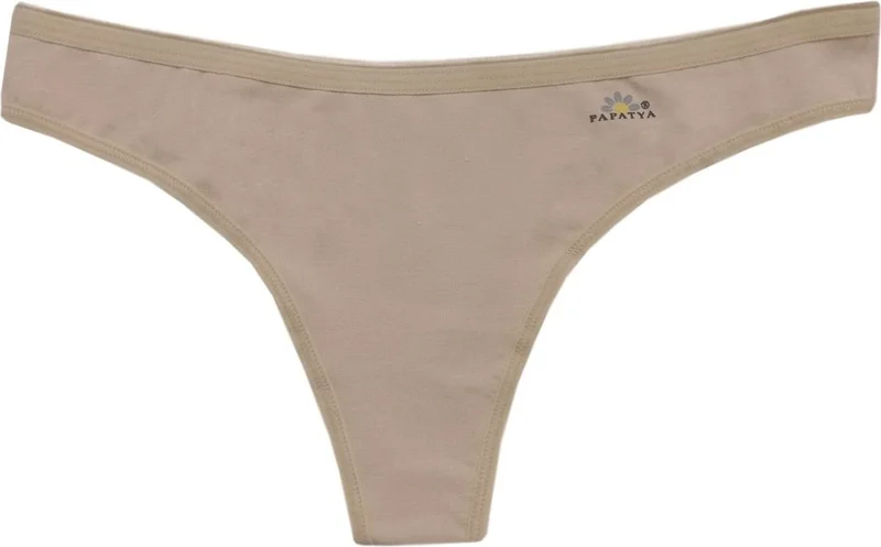 باباتيا Daisy 6' Modal Thong Black White Skin