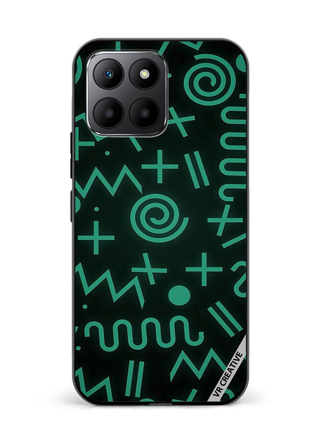 VR CREATIVE Protective Case Cover For Honor 70 Lite Geometry Shapes Abstract Design Multicolour - Image 1