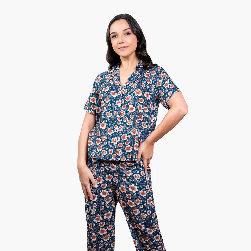Aadaraya Floral Print Pyjama Set