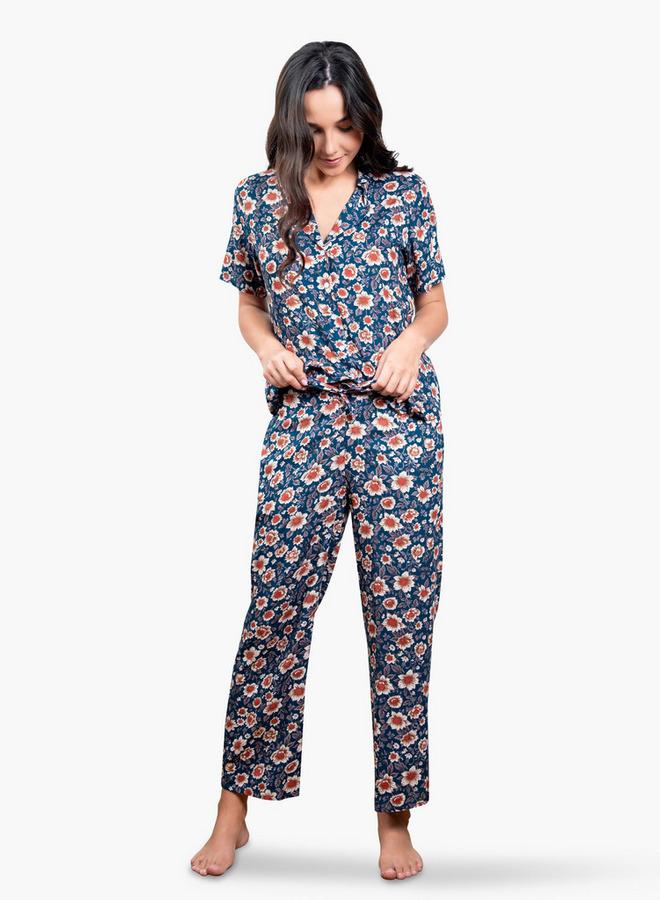 Aadaraya Floral Print Pyjama Set - Image 1