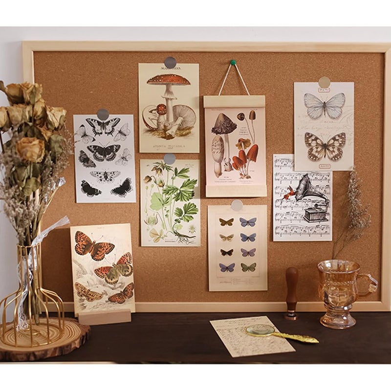 HOSTEESSCHOICE Vintage Collection Postcard Set Retro Style 30 PCS 4x6 in Botanical Butterfly Flower Mushroom Nature Postcards - Image 5