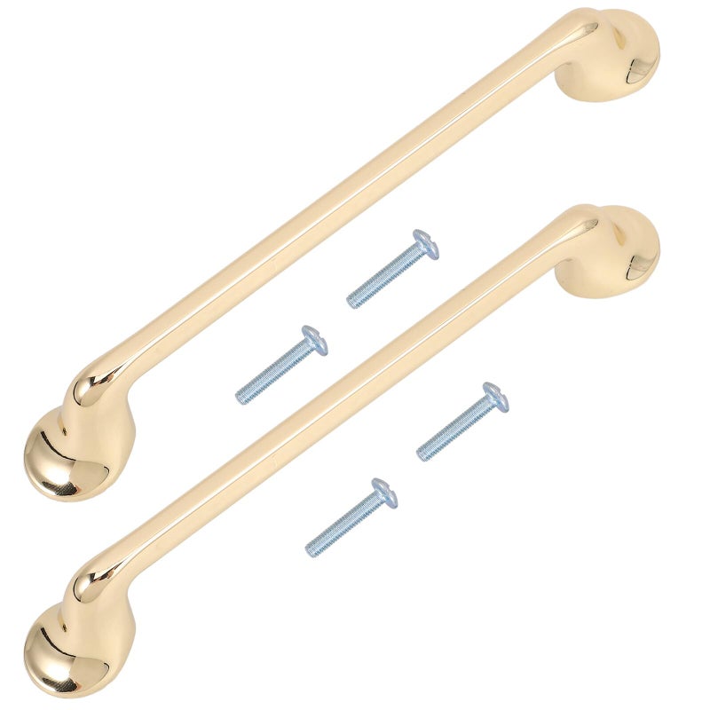2Pcs Zinc Alloy Cabinet Handles Satin Nickel Finish 128mm Hole Center Kitchen Drawer Pulls - Image 2