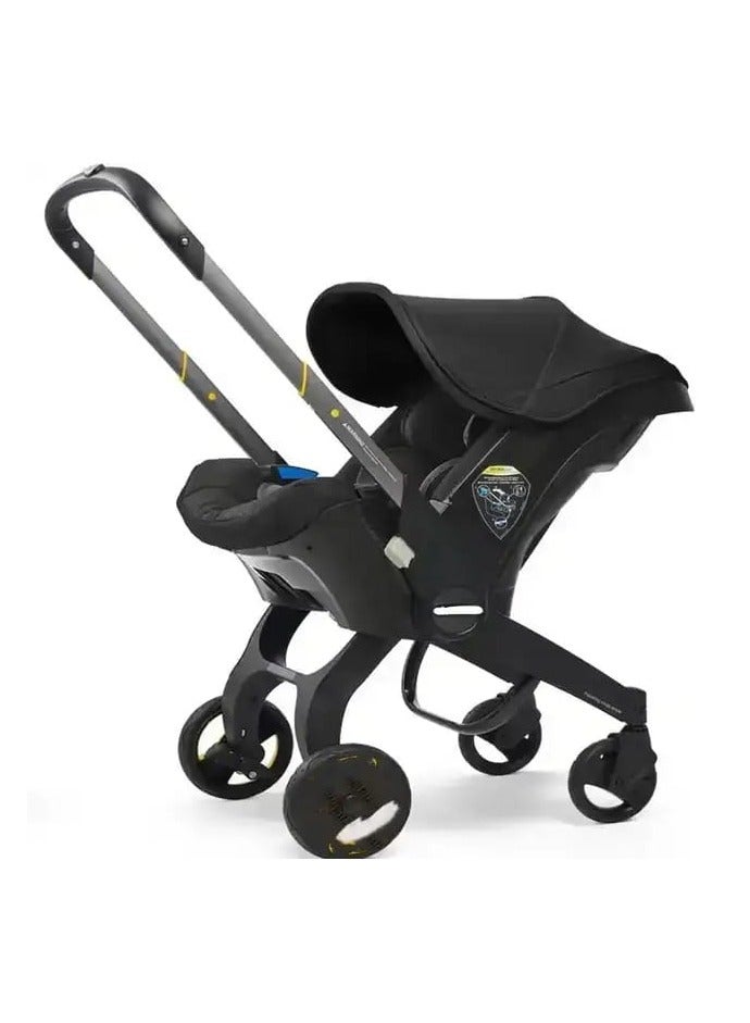 Doona 4‑in‑1 Foldable Baby Travel System: Stroller, Car Seat, Sling & Rocker – All‑Wheel Suspension & UV Canopy - Image 3