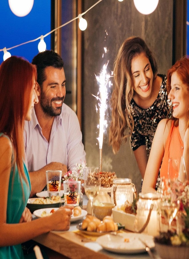 Time Roaming 3 PCS 21th Birthday Shot Glasses Set, 1.5 oz Cheers to 21 Years Clear Shot Glass Cups with Heavy Base, Birthday Decorations for Women, Men, Funny Birthday Gifts, Party Supplies or Favors for Her, Him - Image 5