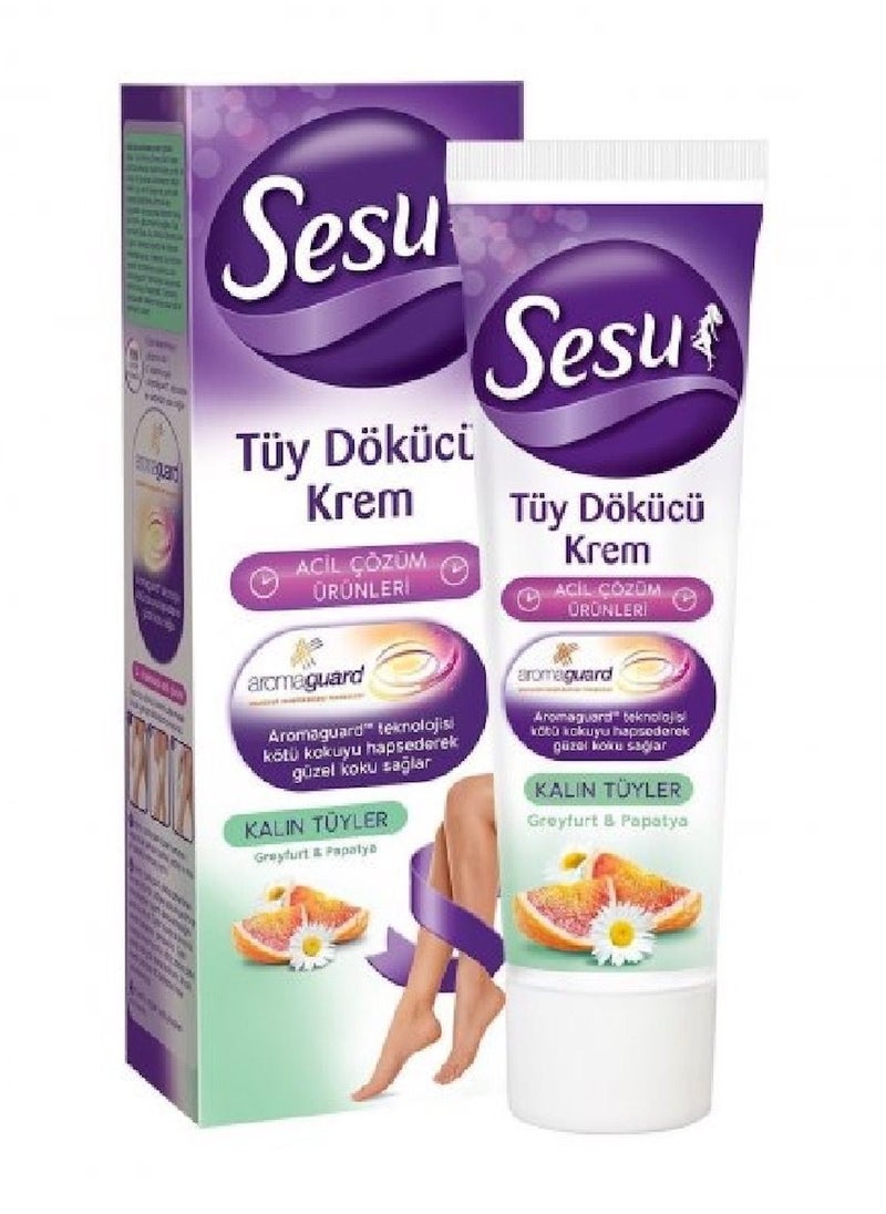 Sesu Depilatory Cream Thick Hair 100ml - pzsku/Z77040969FC646BEC99D2Z/45/_/1645522213/b7266cce-bdba-4cf4-8ce7-5181c45bda7e