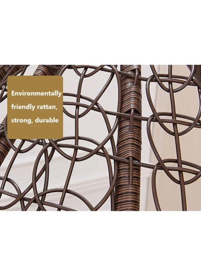 Generic - Egg Outdoor Hammock Chair Convenient Hanging Free Standing Chairs Seater Garden Double Seat Patio Swing - Image 1