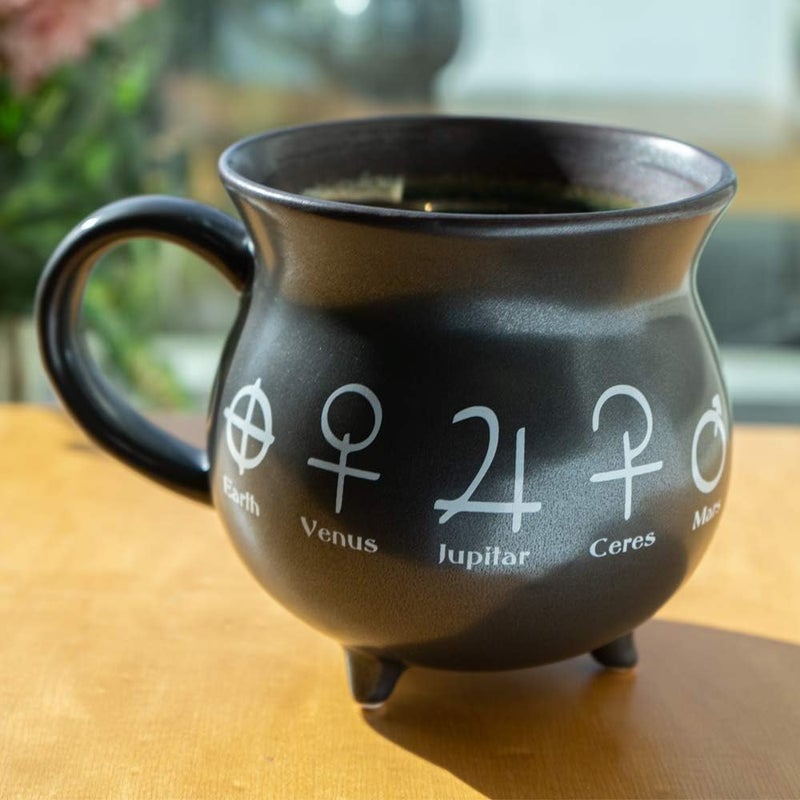 Pacific Giftware Alchemy Cauldron Ceramic Porcelain Coffee Mug Soup Bowl - Image 1