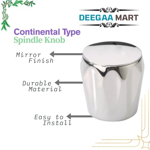 DEEGAA MART Tap Spindle Replacement Kit – Compatible with Jaquar Type Taps (New Continental Model) – Includes 1 Handle/Knob Pieces – Water Tap Spare Parts & Accessories - Image 4