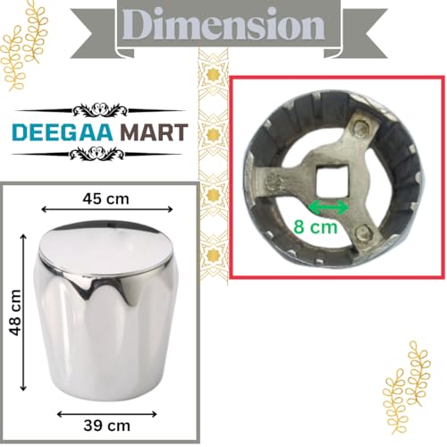 DEEGAA MART Tap Spindle Replacement Kit – Compatible with Jaquar Type Taps (New Continental Model) – Includes 1 Handle/Knob Pieces – Water Tap Spare Parts & Accessories - Image 5
