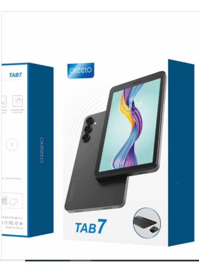 The Otito Tab 7 Android tablet offers a smooth and flexible user experience. Running Android 14, it features a 7.0-inch IPS LCD screen with a resolution of 1024 x 600 pixels, ensuring a clear display and comfortable viewing angles. Powered by a 1.8GHz octa-core processor, it delivers fast performance and high responsiveness for your everyday applications. Available in multiple colors.