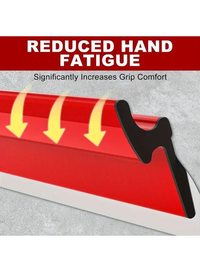 32 Inch Heavy Duty Putty Scraper with Replaceable Stainless Steel Blades Ergonomic Handle - Image 5