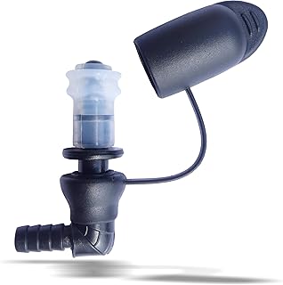 FREEMOVE FREEMOVE Hydration Bladder Bite Valve Mouthpiece Replacement > Pull/Push Shutoff Valve, Silicone Nozzle with Cap  - Image 1