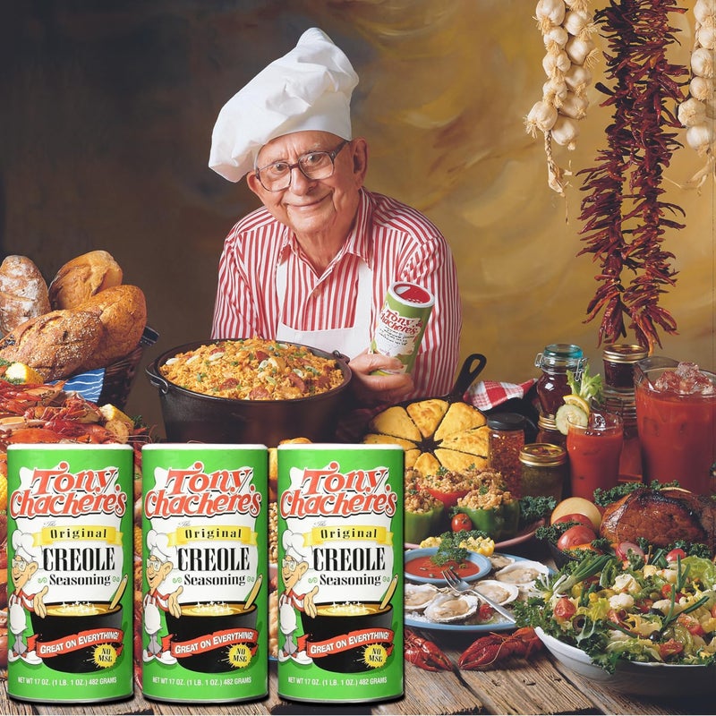 Tony Chachere's Tony Chachere Seasoning Blends, Original Creole, 17 Ounce, Pack of 3 - Image 2
