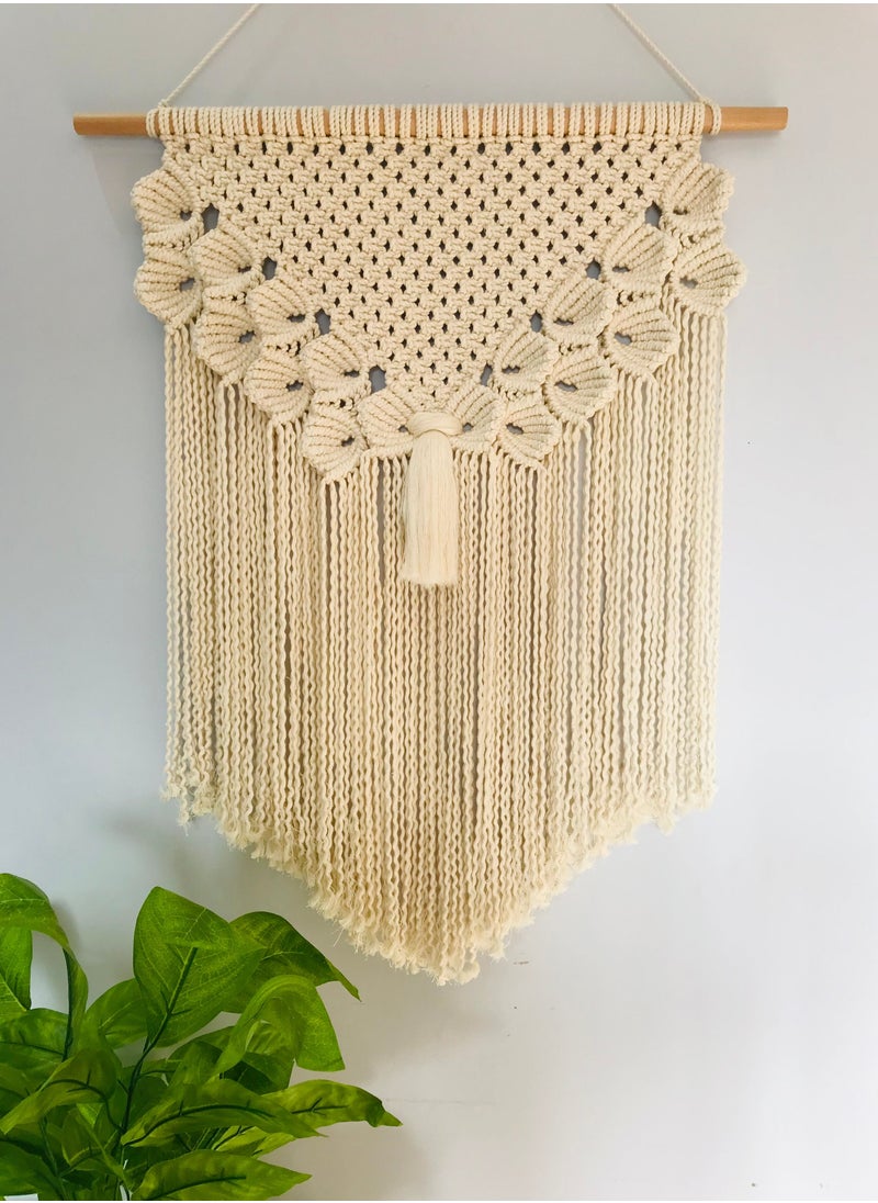 ماركة غير محددة ديكور حائط مكرمية 75x55 سم  - Image 1